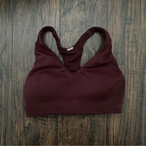 lululemon in alignment racerback sports bra size 2